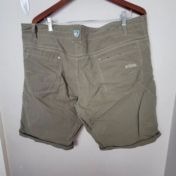 Kuhl Mens Liberator Convertible Hiking Outdoor Shorts Only No Legs Green 40 - Picture 3 of 5